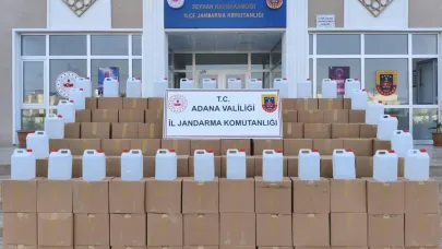Tır dorsesinde litrelerce etil alkol yakalandı