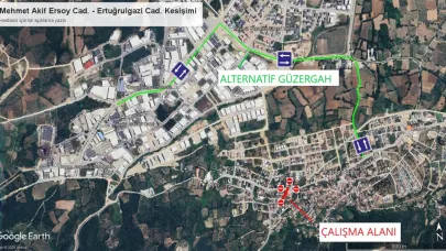 Nilüfer'de 21 günlük yol kapanışı