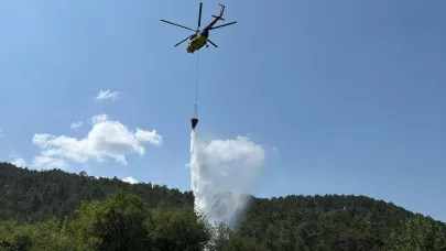 Bolu'da orman yangınına hızlı müdahele