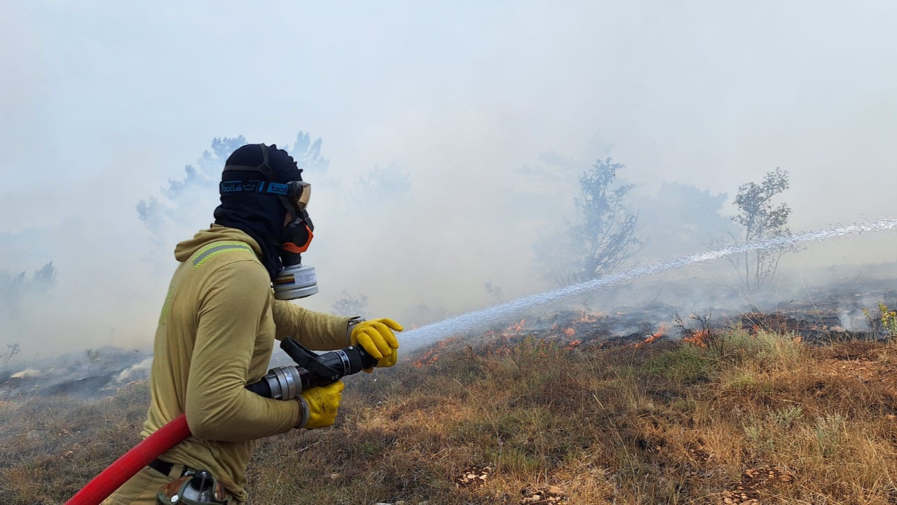 Bolu'da orman yangınına müdahale sürüyor