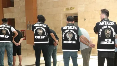 Antalya’da 6 milyon TL’lik gasp olayında 6 tutuklama