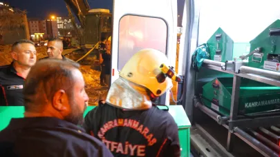 Göçük altında kalan operatörün cansız bedenine ulaşıldı