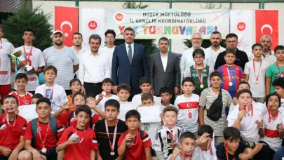 Yaz Kur'an Kursları futbol turnuvası sona erdi