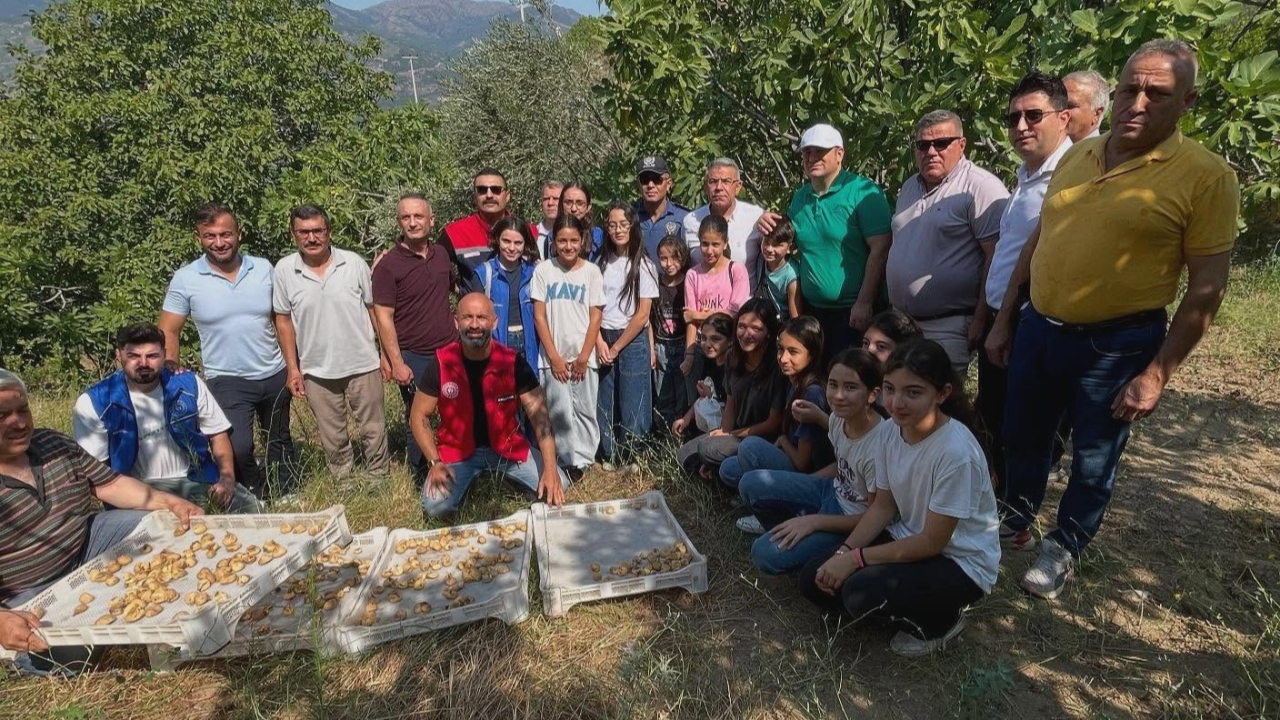 Köşk'te gönüllü hasat şenliği gerçekleştirildi