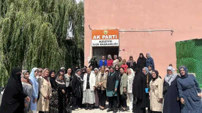 AK Parti Aziziye ilçe kadın kolları teşkilat toplantısı yapıldı