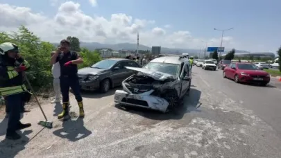 Samsun'da zincirleme trafik kazası: 6 yaralı