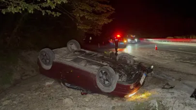 Kalbi duran sürücüyü sağlık ekipleri kurtardı