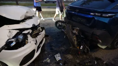 Yaraladığı motosiklet sürücüsünü bırakıp kaçtı