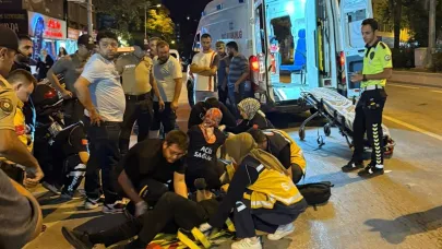 feci kazada iki kişi yaralandı