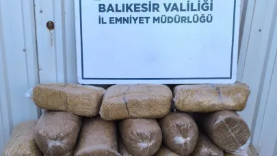 Kaçak tütün baskını: 170 kilo ele geçirildi
