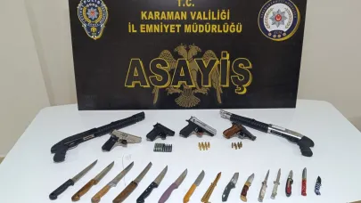 Karaman'da şok asayiş uygulaması