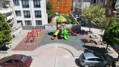 İnegöl Belediyesi'nden çocuklar için yeni park