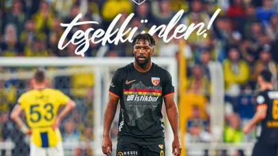 Kayserispor ayrılığı duyurdu!