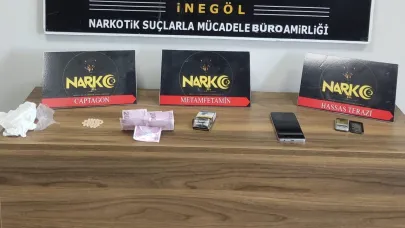 İnegöl'de narkotik operasyonu