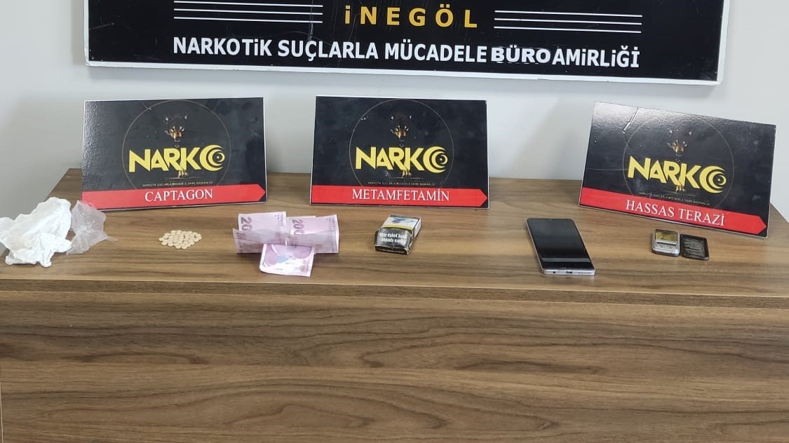 İnegöl'de narkotik operasyonu