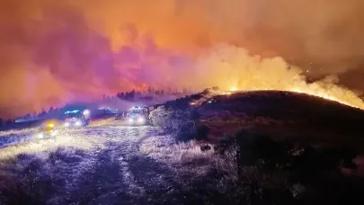 İspanya’da korkutan orman yangını