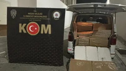 Niğde’de kaçakçılık operasyonu
