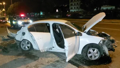 Kontrolden çıkan araç ağaca çarptı: Samsun'da 1 yaralı