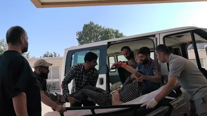 İnegöl'de inşaatta kaza