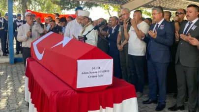 Şehit orman görevlisi Demirel'e Veda