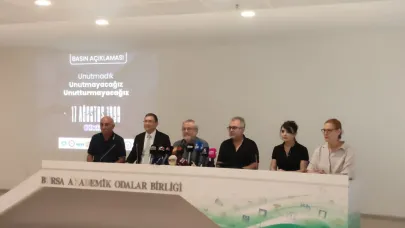 17 Ağustos’un 26. yıl dönümünde Bursa’da anma töreni!