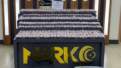 Uşak'ta sentetik ecza ele geçirildi!