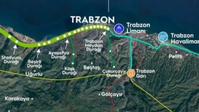 Trabzon'a raylı sistem hattı geliyor