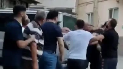 Mahallede gergin anlar: Taraflar güçlükle ayrıldı