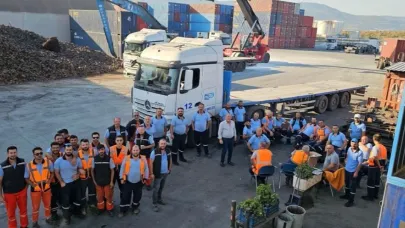 Gemlik Roda Port'ta iş bırakma eylemi: Operasyonlar durduruldu