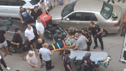 Otomobile arkadan çarpan motosiklet sürücüsü yaralandı