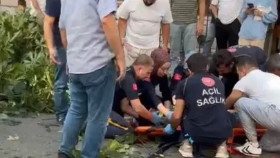 Kartal'da kopan dalın altında kalan genç oyuncu yaşam mücadelesi veriyor