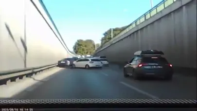 Alkollü sürücü trafiği böyle birbirine kattı