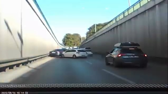 Alkollü sürücü trafiği böyle birbirine kattı
