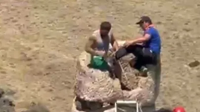 Video çekerken kuyuya düşen genç kurtarıldı