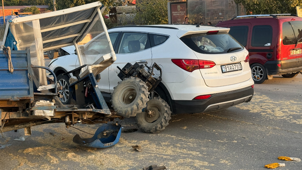 Cip çapa motoruna çarptı: 1 yaralı