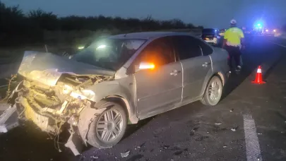 Malatya’da iki otomobil çarpıştı: 1 yaralı