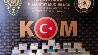 Antalya’da dev kaçak içki operasyonu