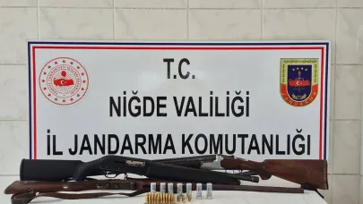 Niğde’de ruhsatsız silah operasyonu: 4 kişi hakkında adli işlem başlatıldı