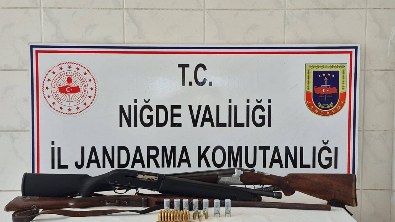 Niğde’de ruhsatsız silah operasyonu: 4 kişi hakkında adli işlem başlatıldı