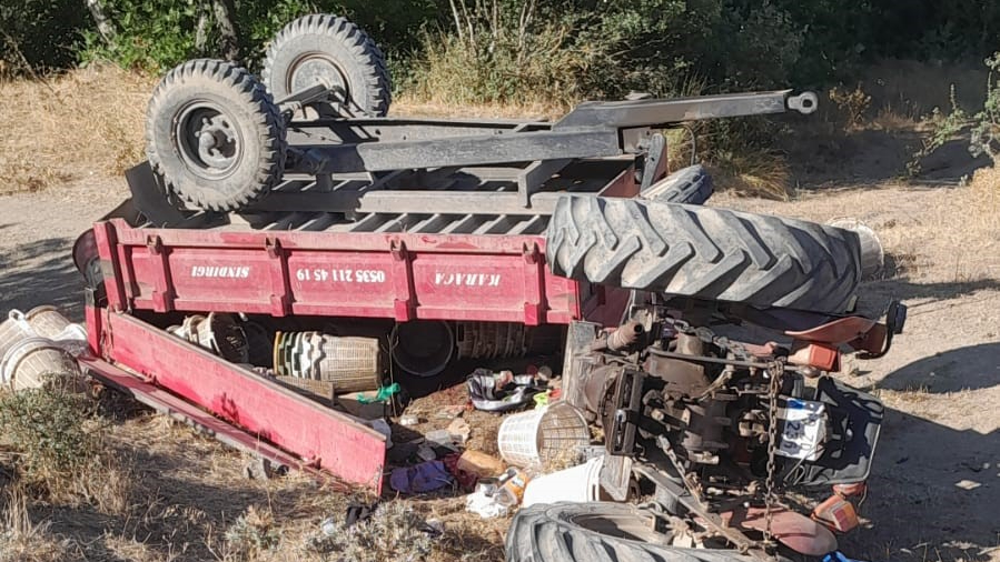 Balıkesir’de traktör faciası: 1 ölü, 4 yaralı!