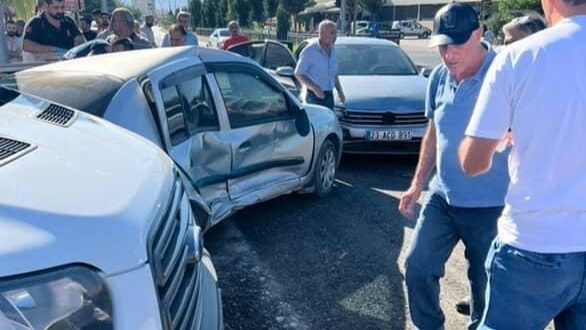 Elazığ’da zincirleme kaza: 1 yaralı