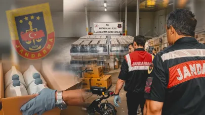 Antalya'da 119 bin litre sahte alkol ele geçirildi
