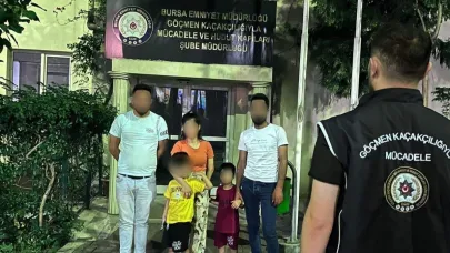 Bursa'da göçmen kaçakçılığı operasyonu: 5 kişi yakalandı