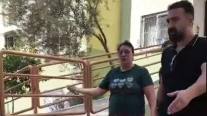 Kızını bıçakla kovalayan anne gözaltında
