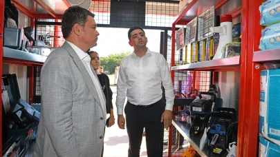 Osmangazi'den afetlere ilk müdahale istasyonu