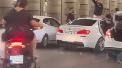 Trafiği engelleyen düğün konvoyuna ceza