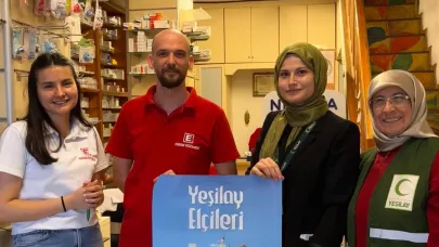 Eczaneler, Yeşilay elçisi oldu