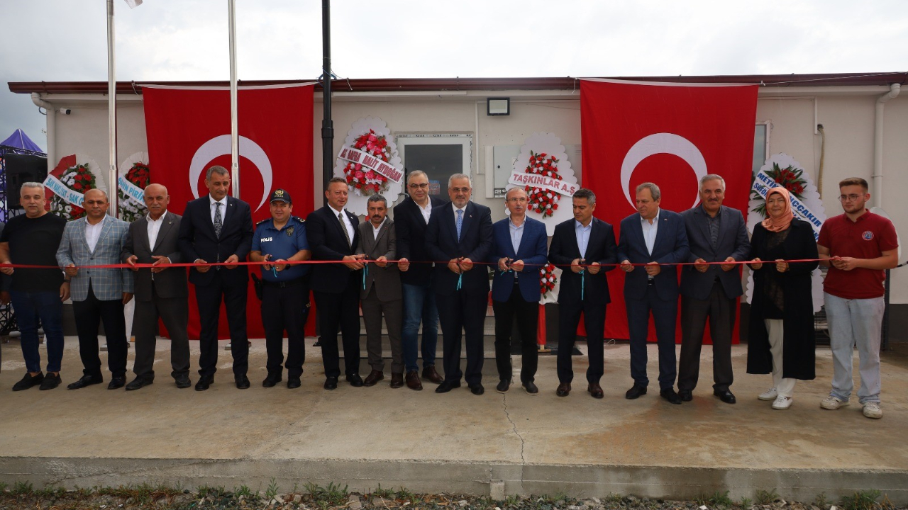 Bafra’da kamyon ve tır garajı hizmete açıldı!