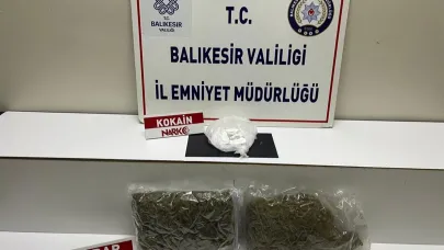 Balıkesir'de uyuşturucuya darbe: 1 tutuklama
