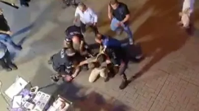 Bursa'da meydan muharebesi gibi kavga